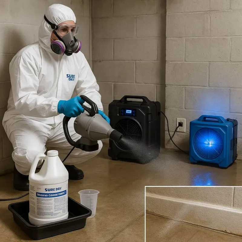 Sanitization and Odor Removal process in Cumberland, WI